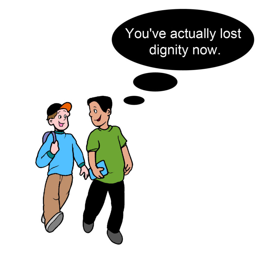 Lost diginity