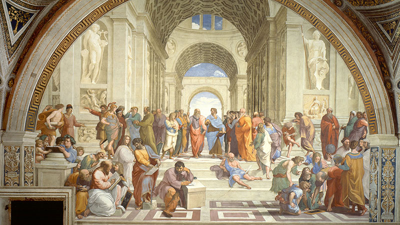 The School of Athens by Raffaello Sanzio da Urbino