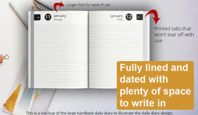 2024 Daily Diary interior pages