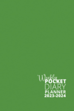 23-24 mini green weekly diary