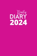 2024 Daily Diary Pink