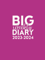 2023-2024 big pink weekly diary