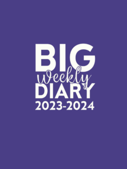 2023-2024 big purple weekly diary