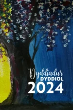 2024 dyddiadur dyddiol coeden