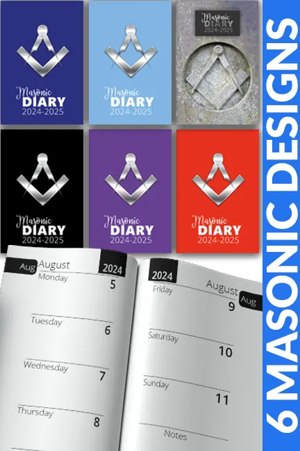 2024-2025 Masonic Diaries | 6 Designs