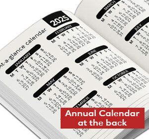 Annual Calendar for 2025