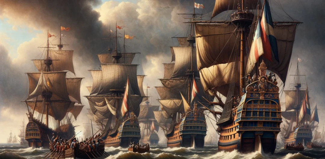 Armada at sea